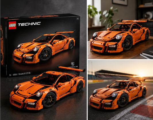 LEGO Technic Porsche Orange – Modèle Haut de Gamme